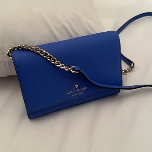 Electric Blue Kate Spade Crossbody Purse
